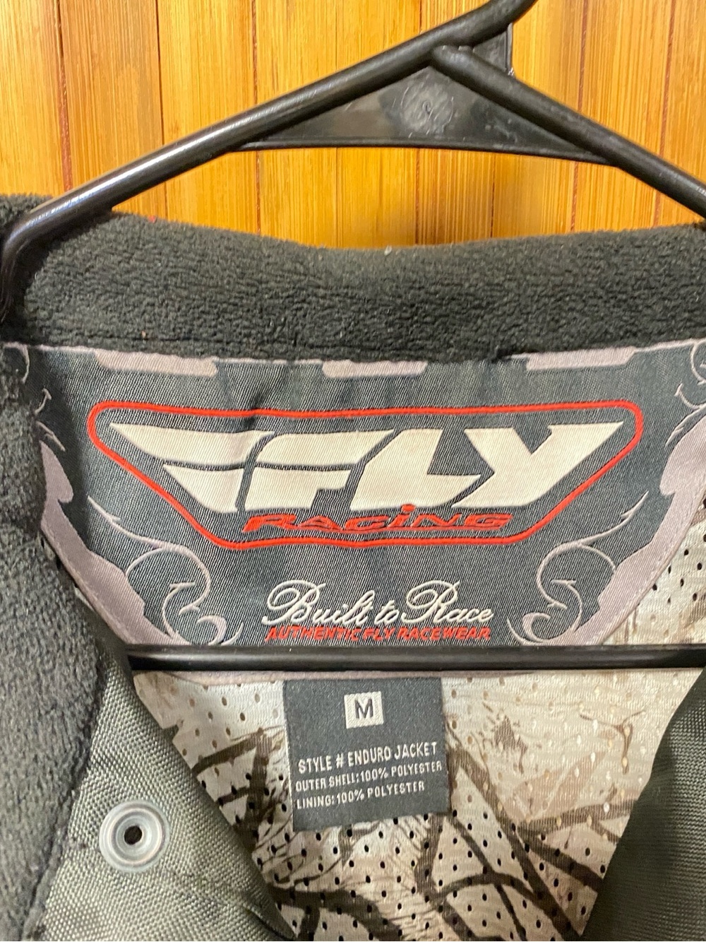 Men’s Motorcycle Jacket Coat Fly Racing Size Medium - Picture 4 of 4